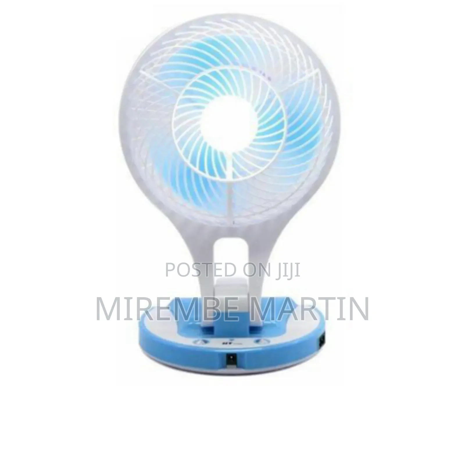 Rechargeable Fan With Led Light.
