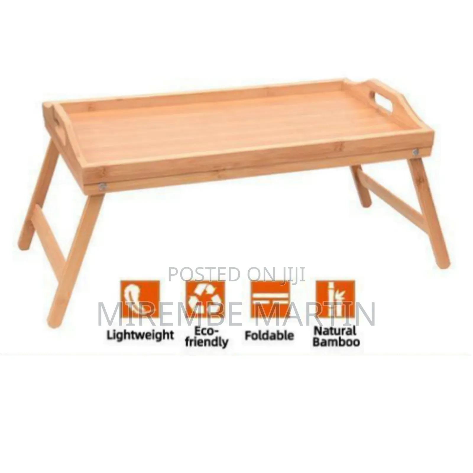 Wooden Bedside Table Tray.