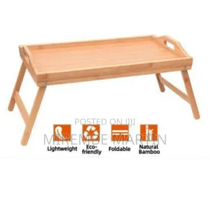 Wooden Bedside Table Tray.