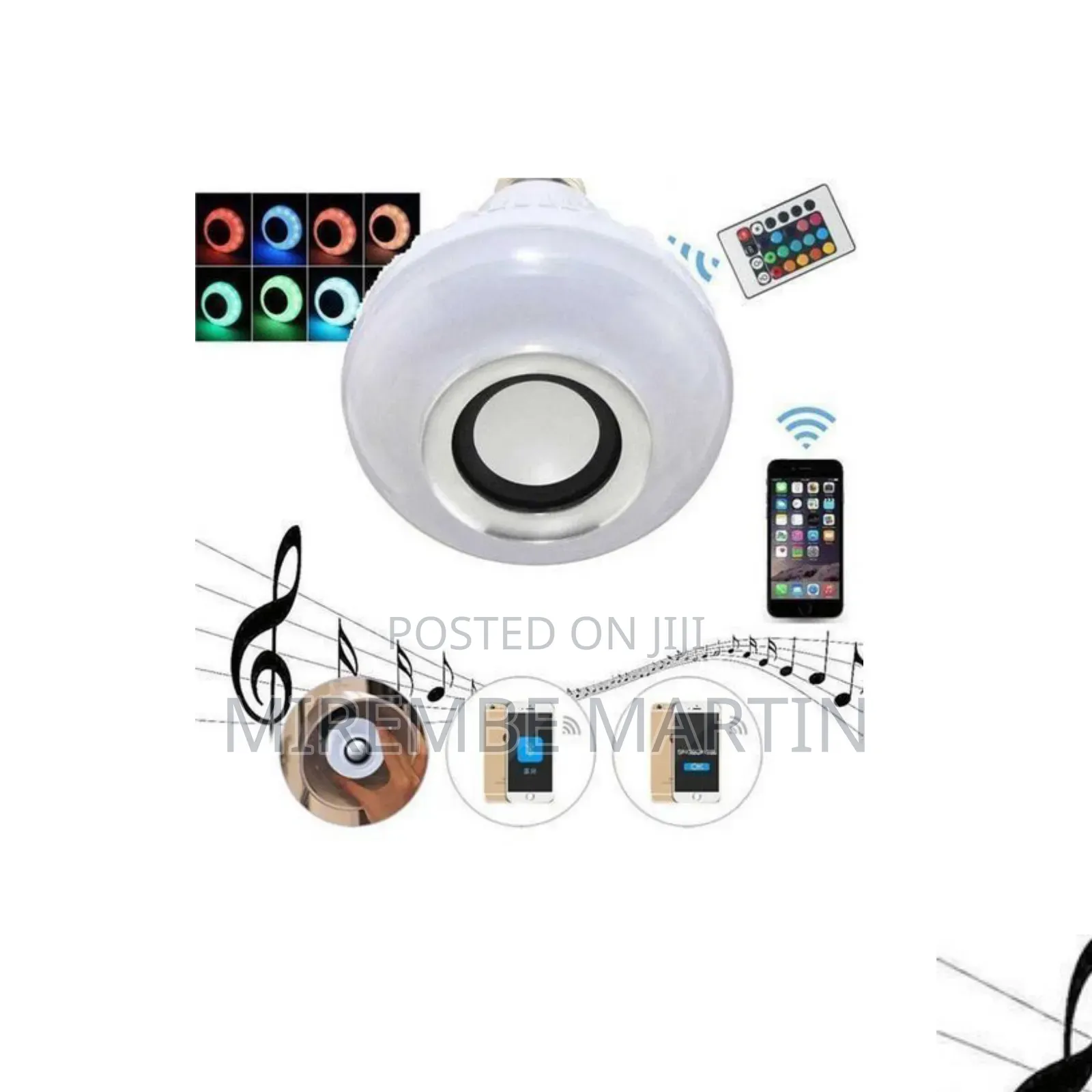 Wireless Bluetooth Speaker Bulb.