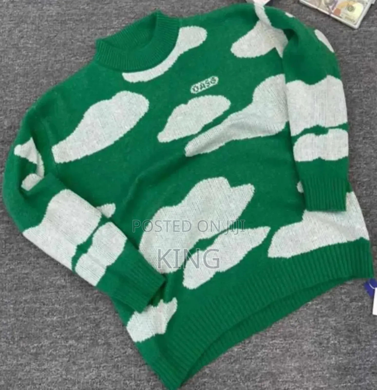 Green Patch Sweater