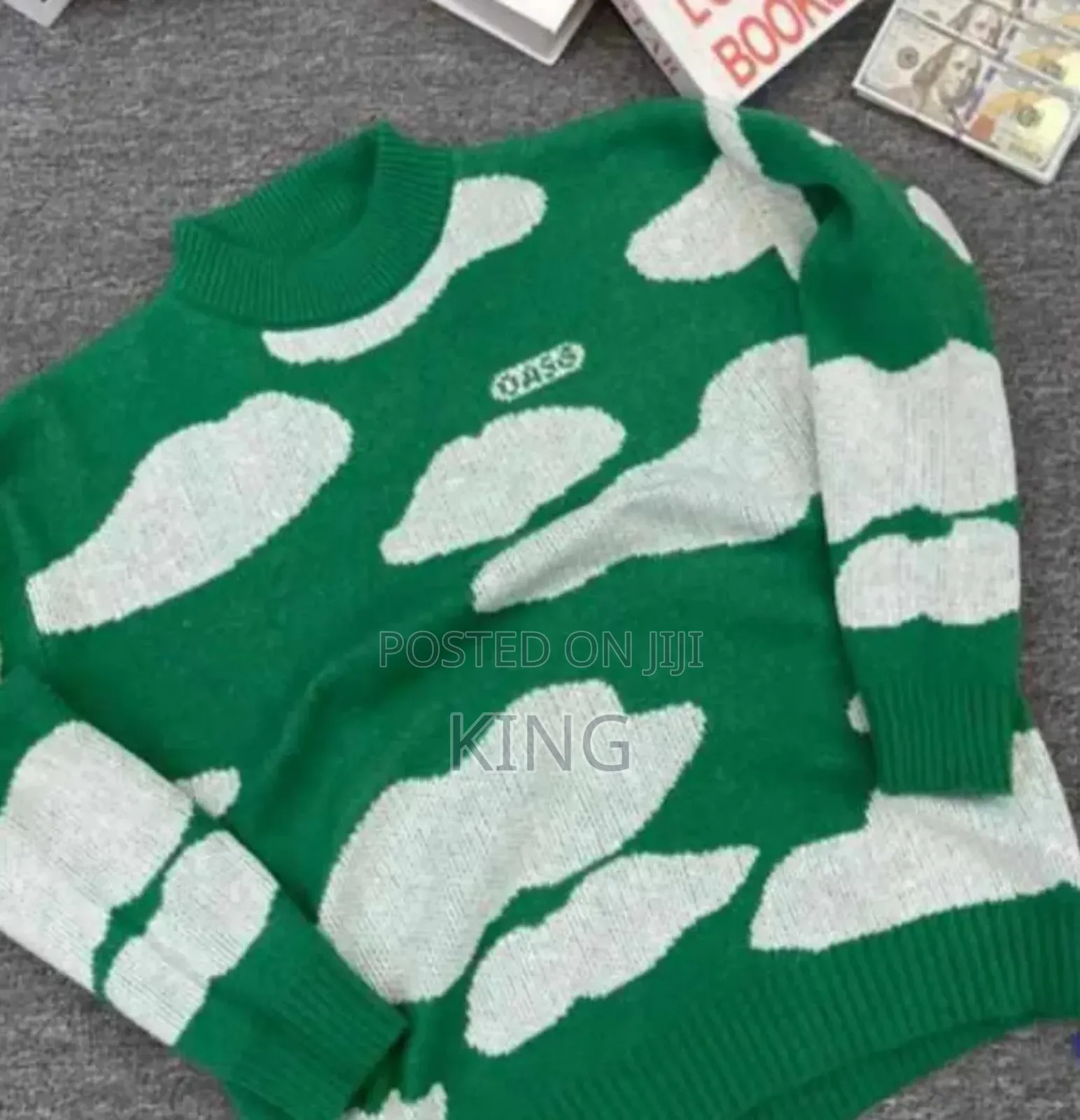Green Patch Sweater