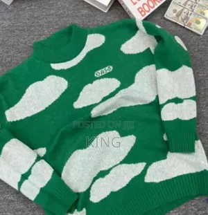 Green Patch Sweater