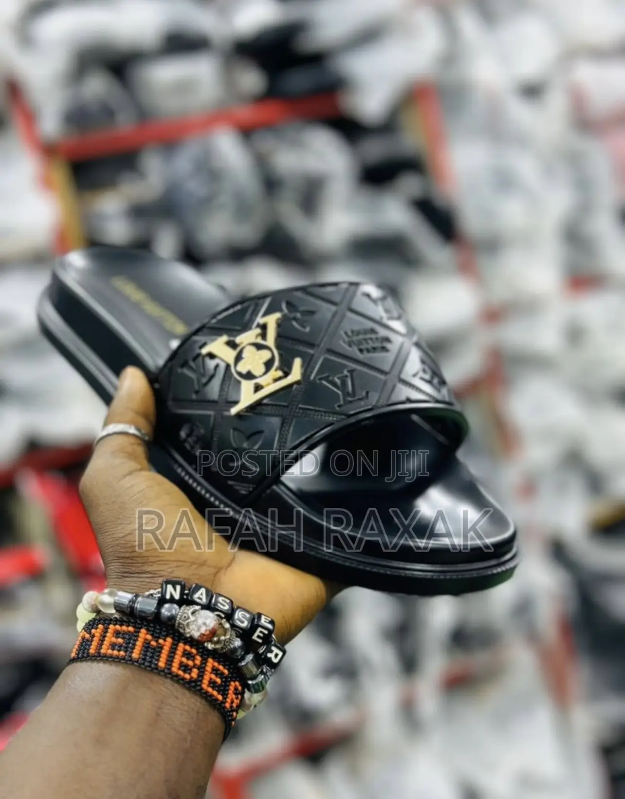 Original Men’S Louis Vuitton Push Rubber Sandals