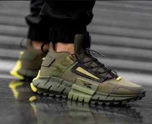 Men’S Reebok Zig Kinetica Edge Army Green Trainer Sneakers