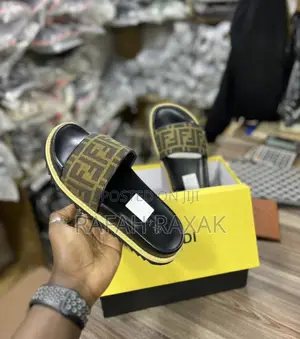 Original Men’S Classy Fendi Luxury Push in Sandals