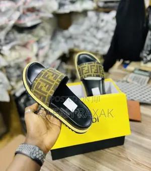 Original Men’S Classy Fendi Luxury Push in Sandals