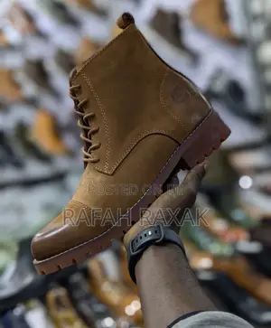 Original Timberland Casual Premium Leather High Top Boots