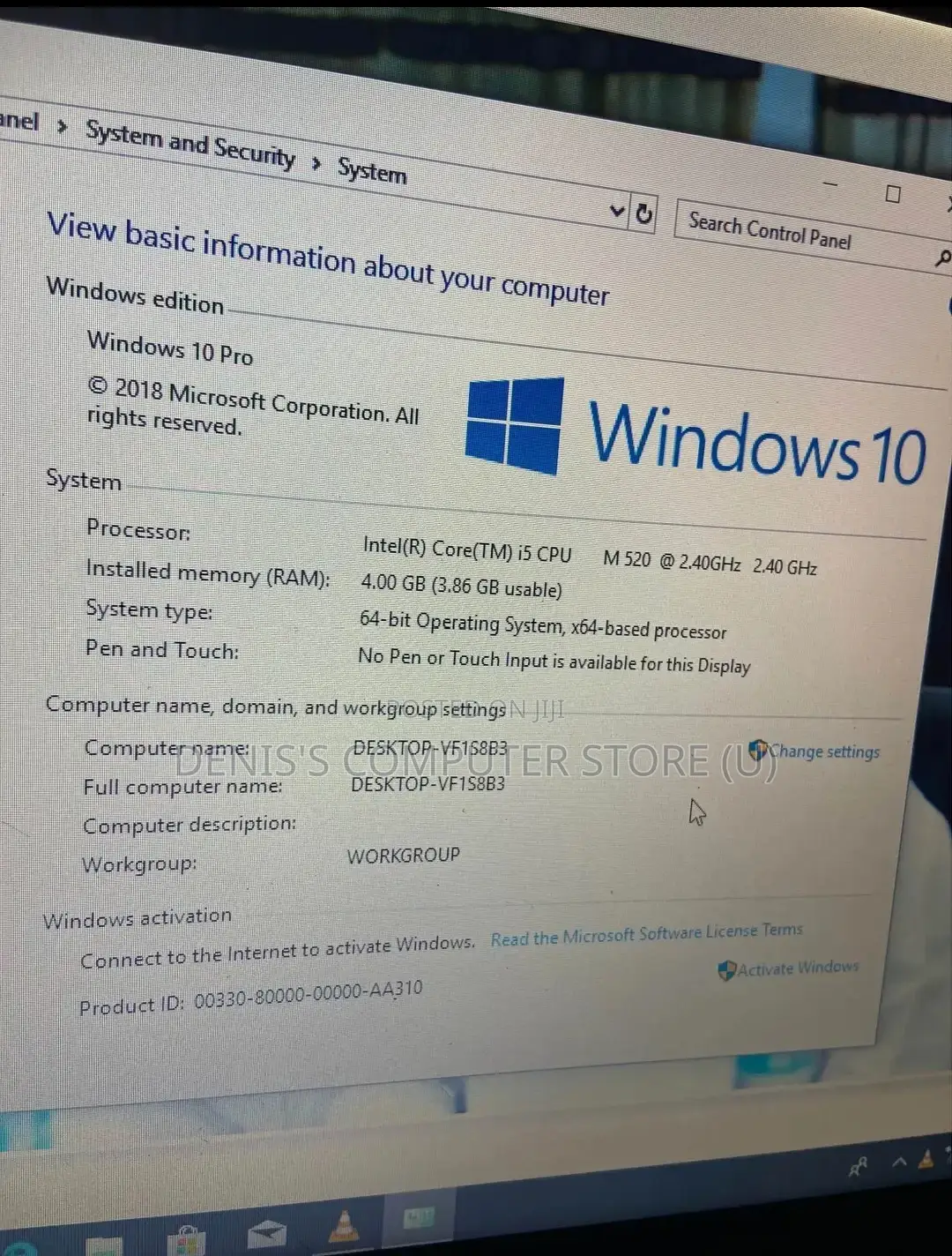 Laptop Dell Latitude E6400 4GB Intel Core I5 HDD 320GB