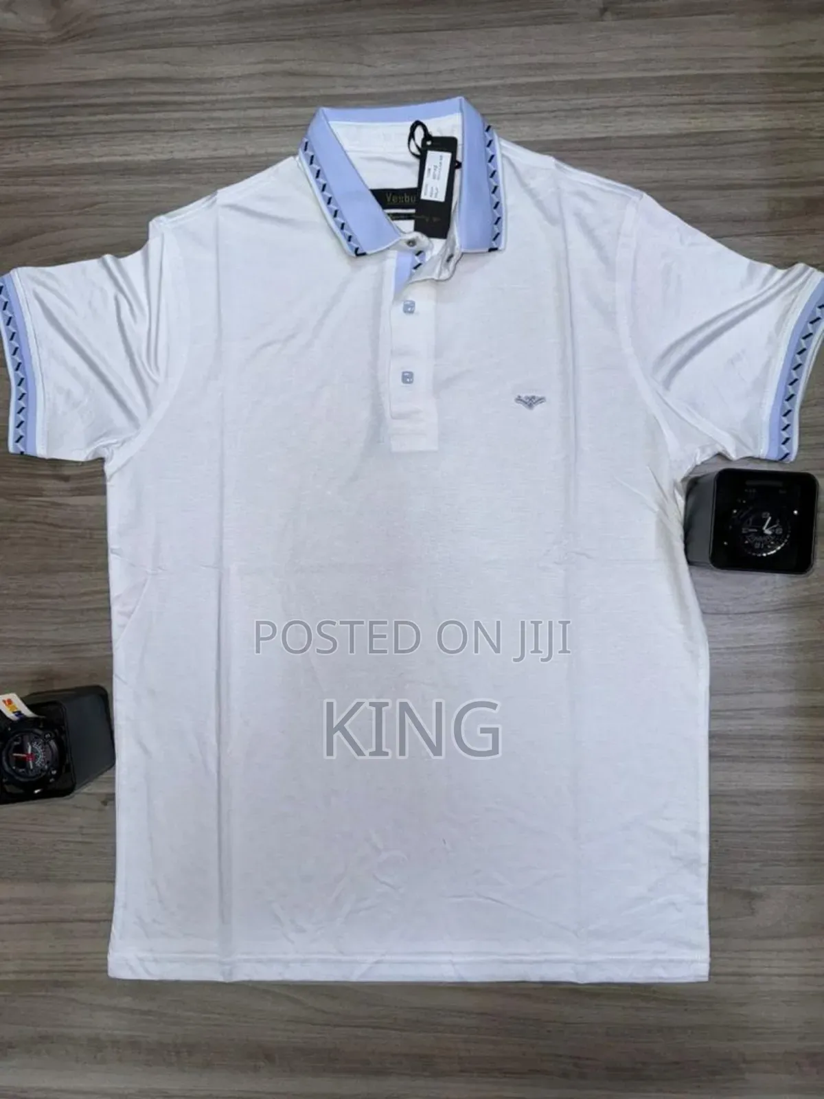 Due White Polo T-Shirts