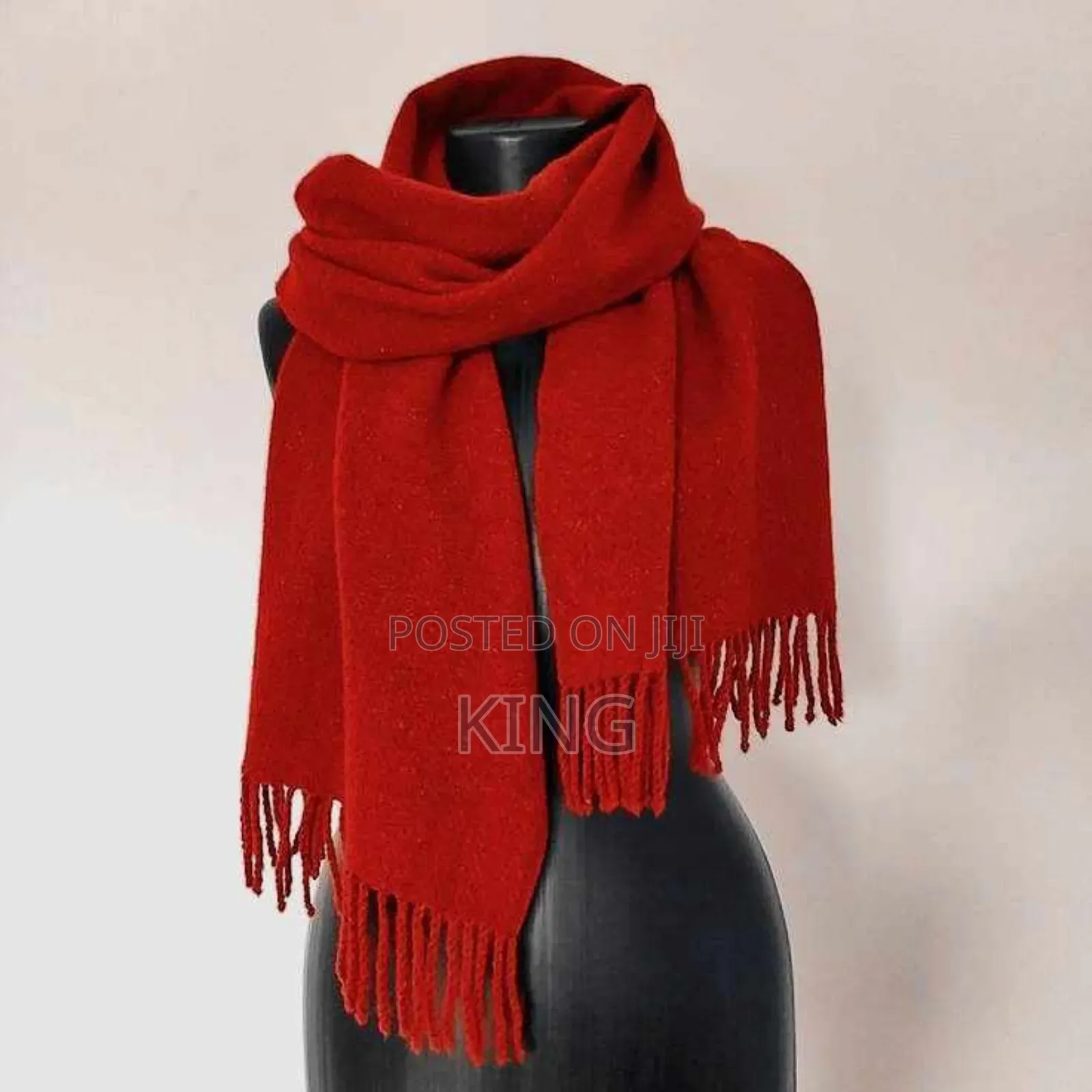 Classic Red Scarf
