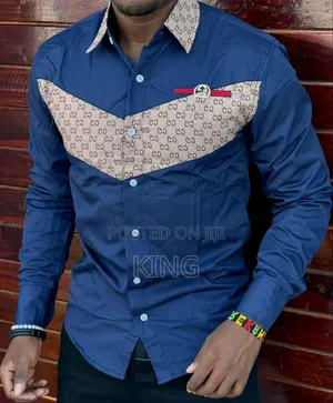 Guy Navy Blue Casual Shirt