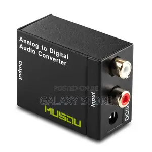 Analog to Digital Optical Toslink Coaxial Audio Converter