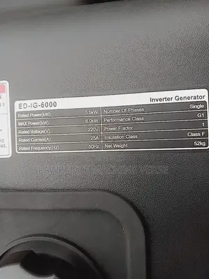 Silent Gasoline Generator ED_6000