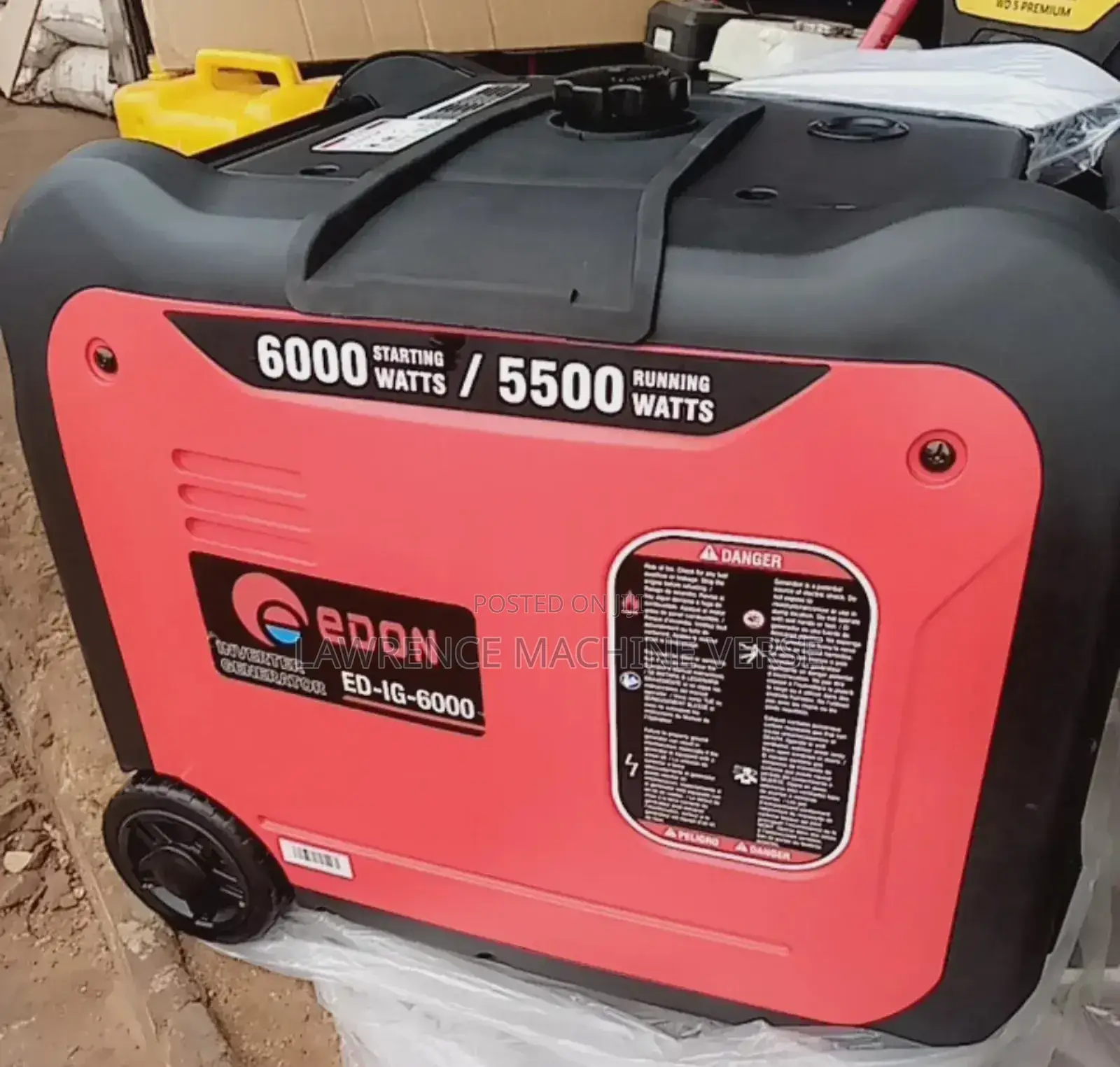 Silent Gasoline Generator ED_6000