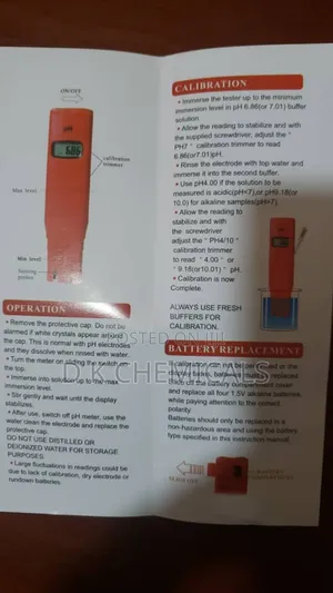 Ph Meter Pocket Sized