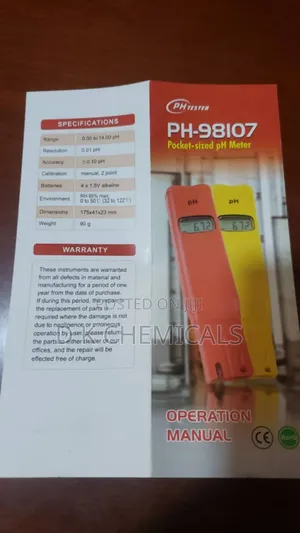 Ph Meter Pocket Sized