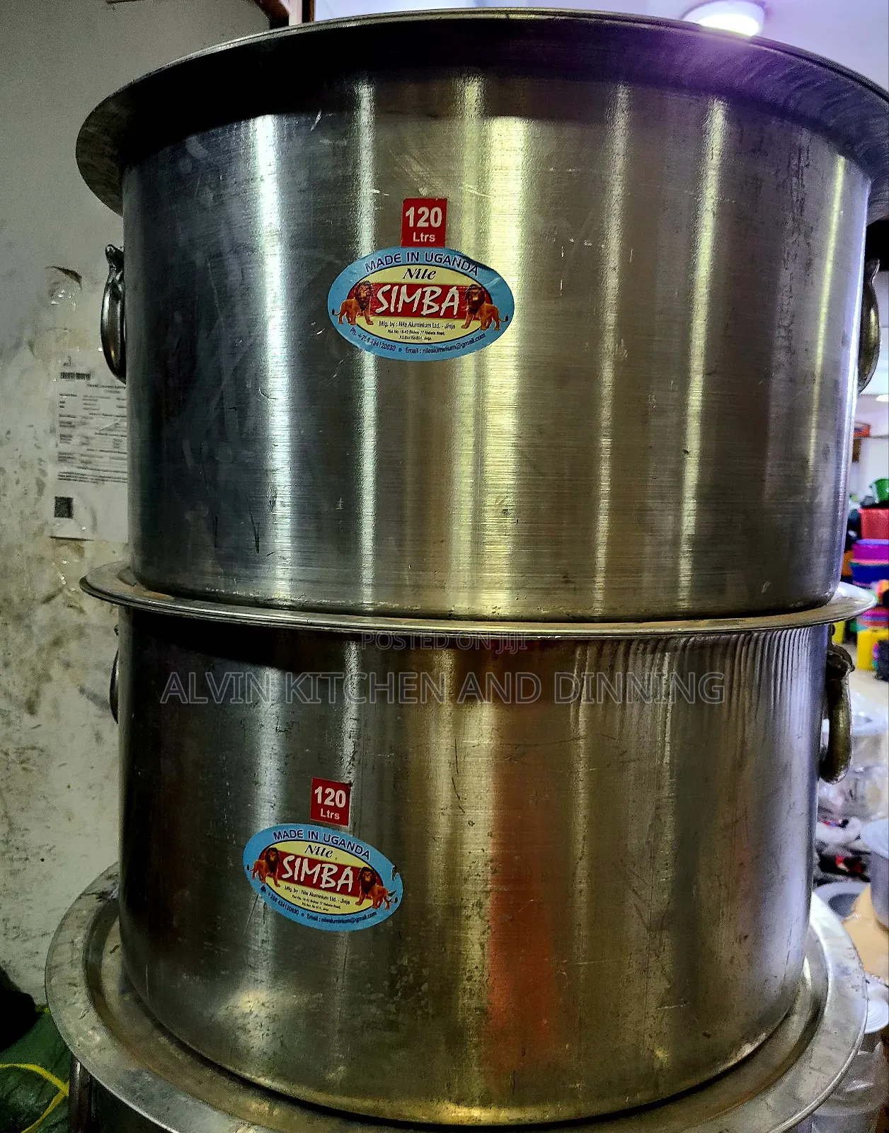 Aluminum Big Saucepans 120L Heavy Duty