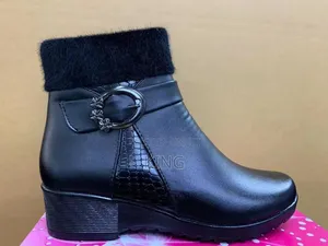Black Classic Leather Boots