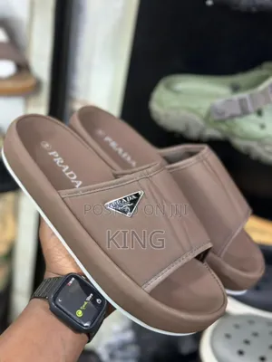 Prada Slide Brown Sandals