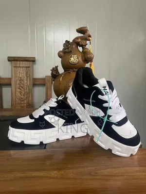 Naked Wolfe X Versace Sneakers. Black and White
