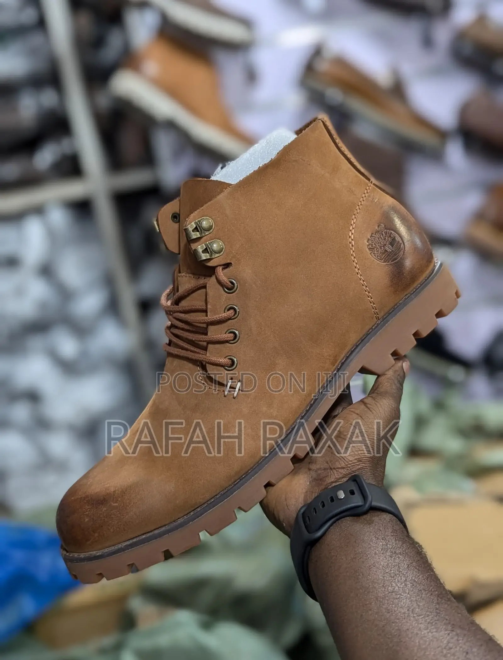 Brown Timberland Smart Casual Premium Leather Ankle Boots