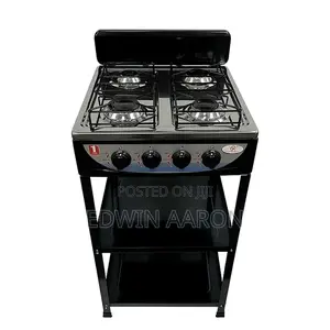 Saachi 4 Gas Burner Stove With Shelves