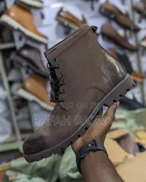 Original Timberland Casual Premium Leather High Top Boots