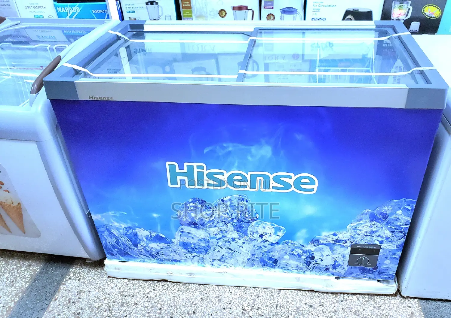 Beyi Powa Hisense 301literes Display Chest Freezer