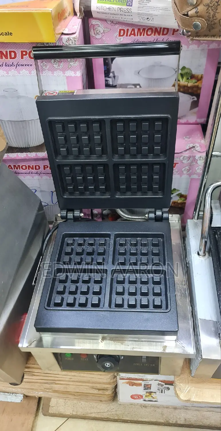 Commercial Double Waffle Maker Machine