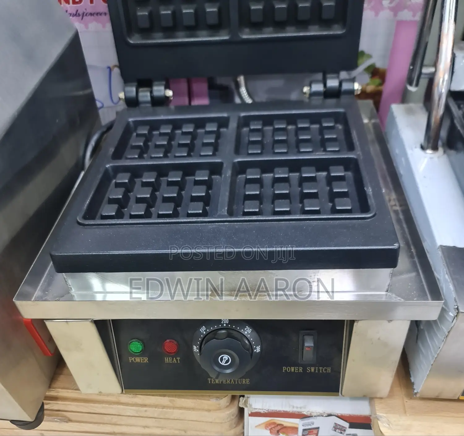 Commercial Double Waffle Maker Machine