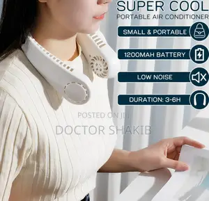 Leaf Less Portable Hanging Neck Fan