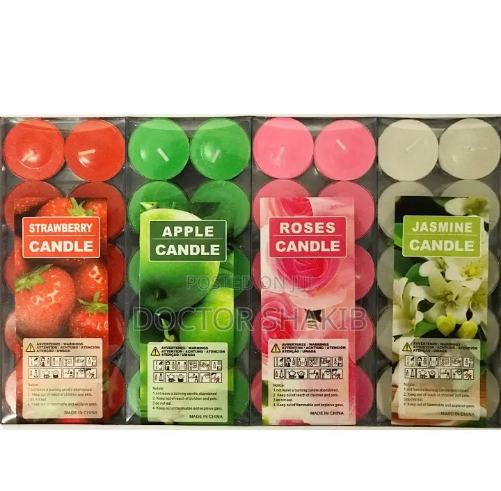 New 4pc Aroma Scented Candles