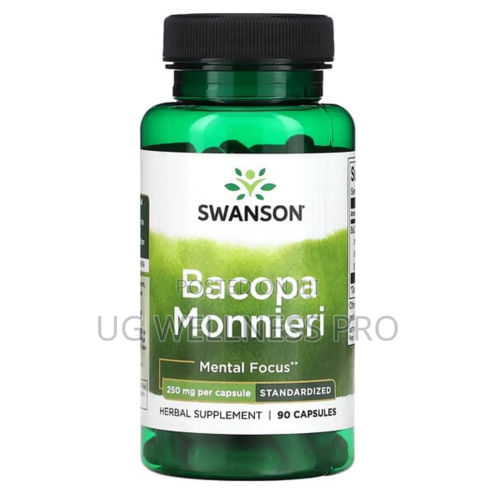 Swanson, Bacopa Monnieri, 250 Mg, 90 Capsules
