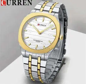 Original Men’S White Face Curren Stainless Steel Watch