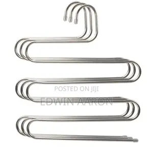 S - Shaped 5 Layers Cloth Hanger ( 6pcs)