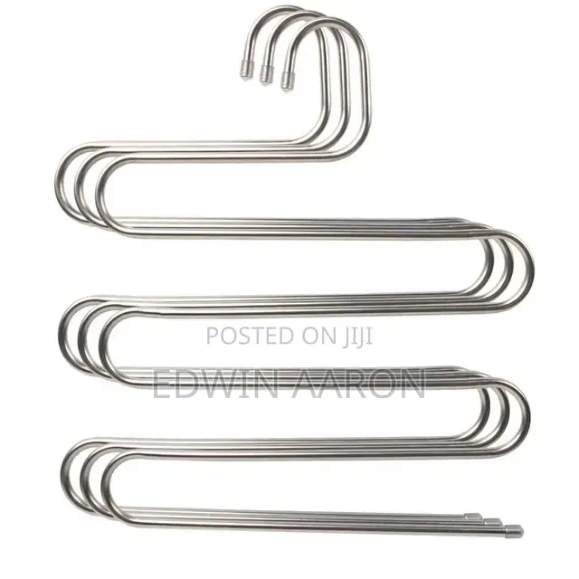 S - Shaped 5 Layers Cloth Hanger ( 6pcs)