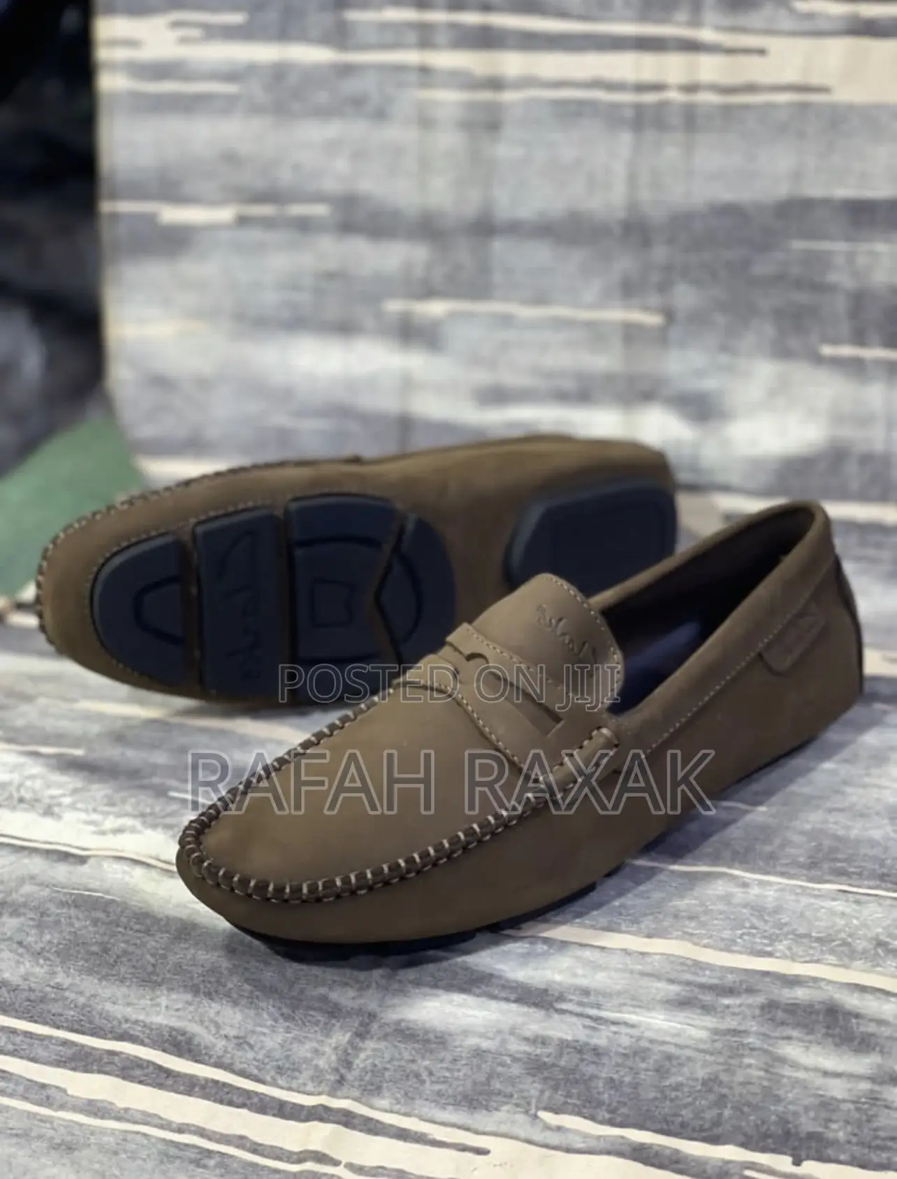 Original Clarks Light Casual Leather Moccasins