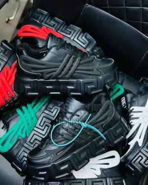 Versace Goliath Black Authentic Sneakers.