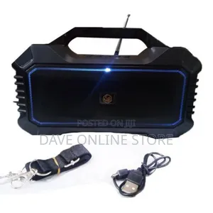 Powerful Bluetooth Wireless Speaker With Radio-Black