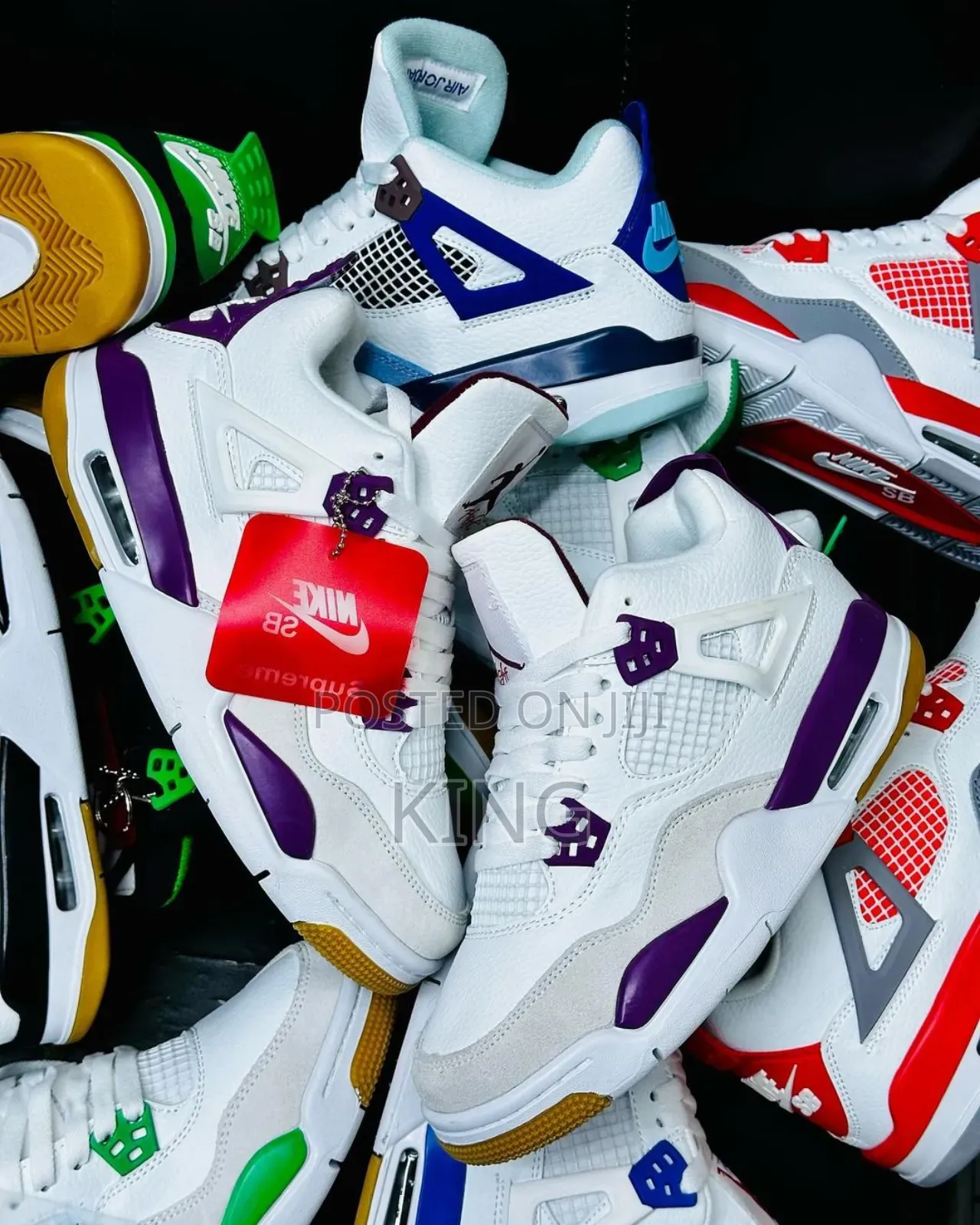 Air Jordan 4 Pine Purple. New