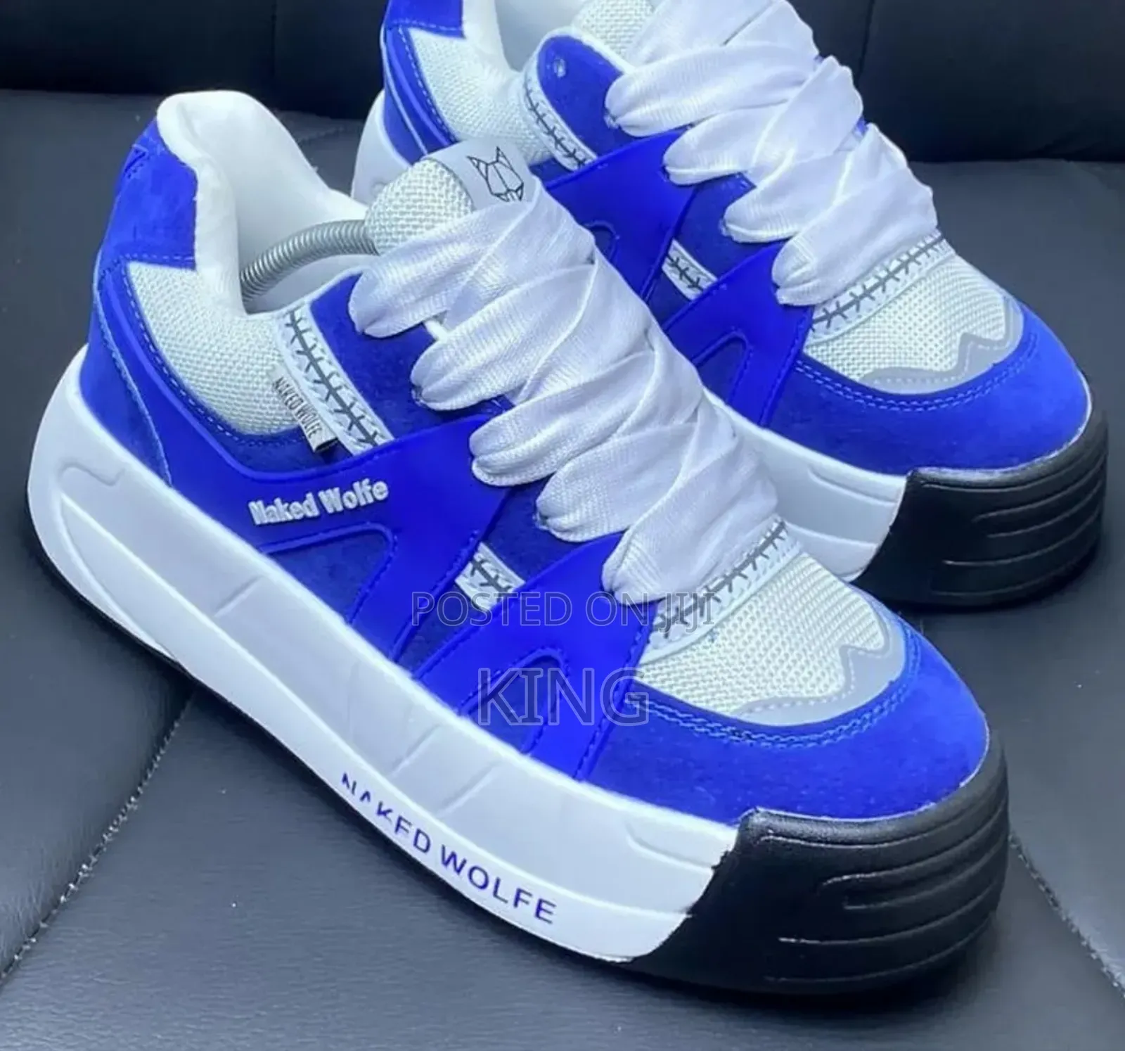 Naked Wolfe Slider Blue Sneakers