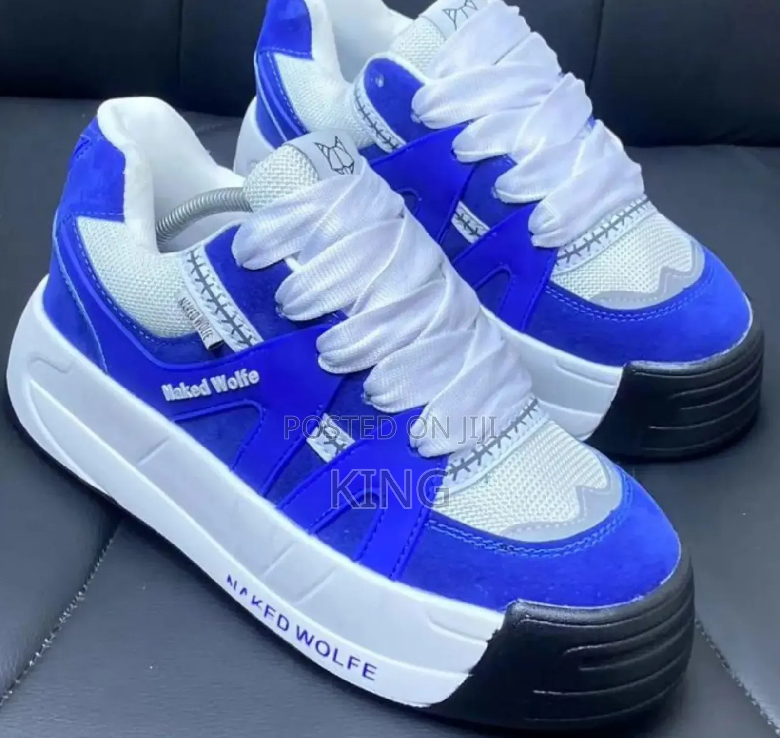 Naked Wolfe Slider Blue Sneakers