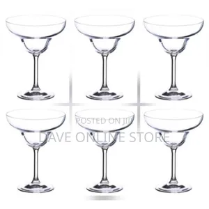 6 Classic Magherita Drinking Milkshake Cocktail Glasses