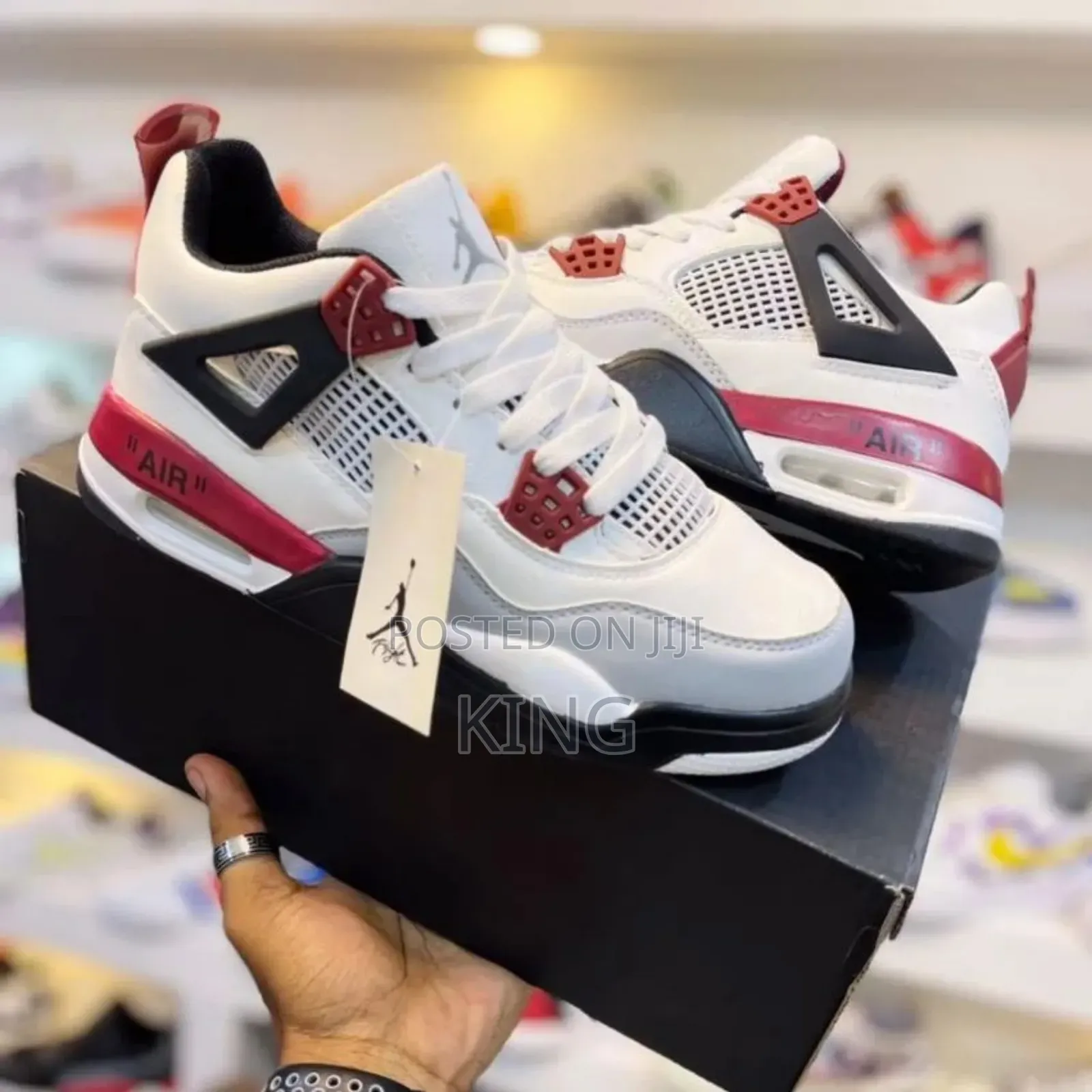 Air Jordan 4 Retro OG Authentic Sneakers.