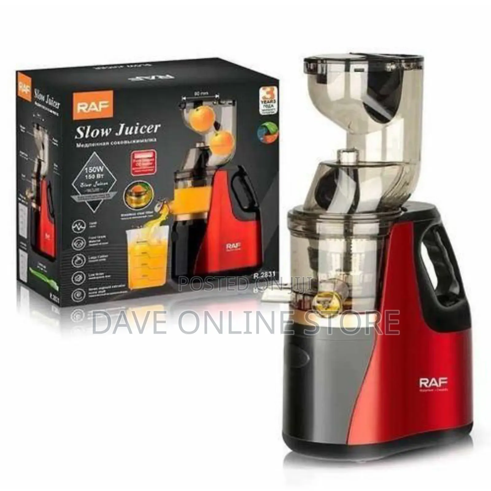 RAF Slow Juicer 150W,