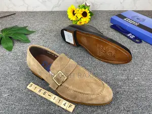 Original Khaki Franco Banetti Gentle/Casual Suede Loafers