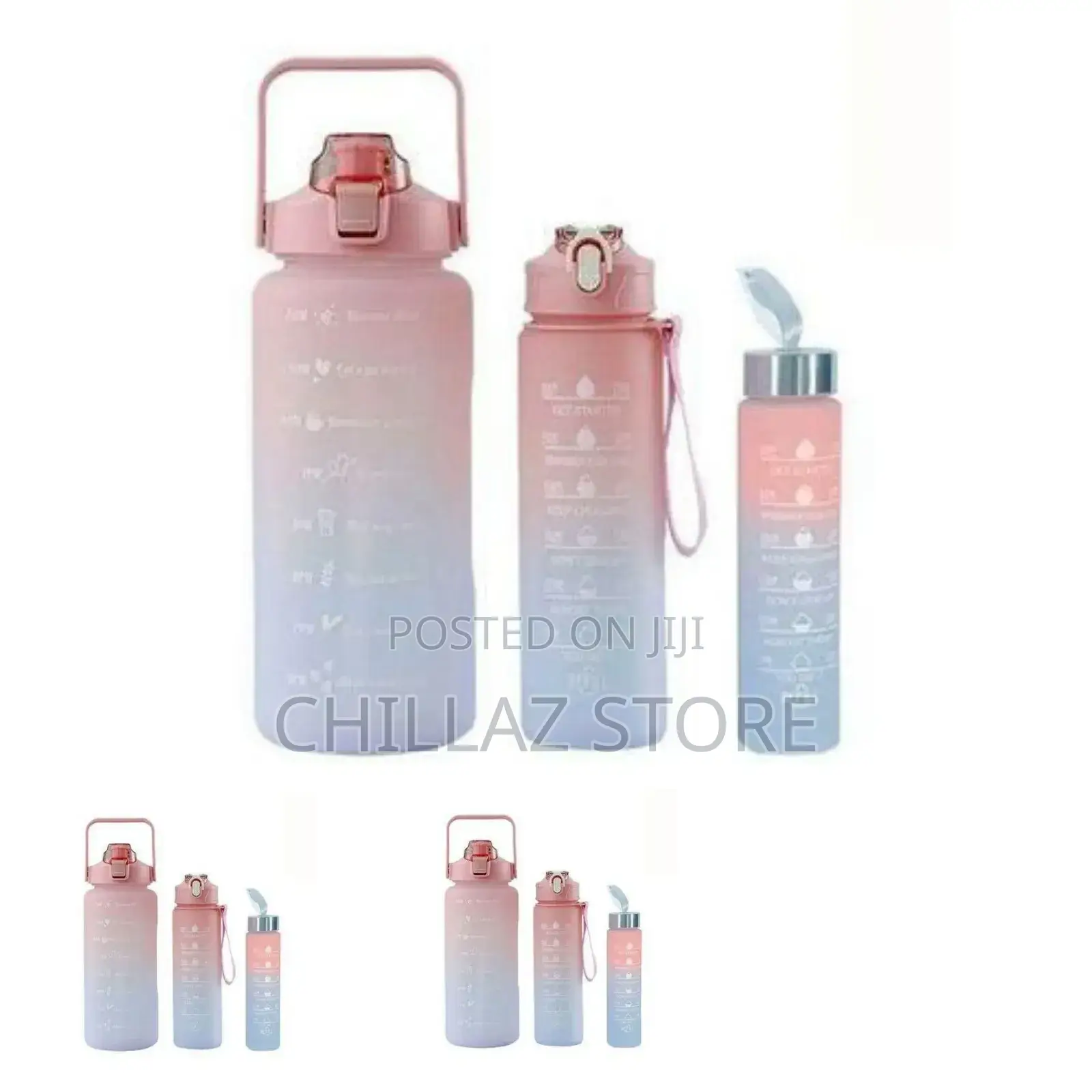 Plastic Water Bottle Set