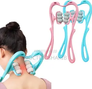Multifunctional Manual Six-Wheels Neck Massager