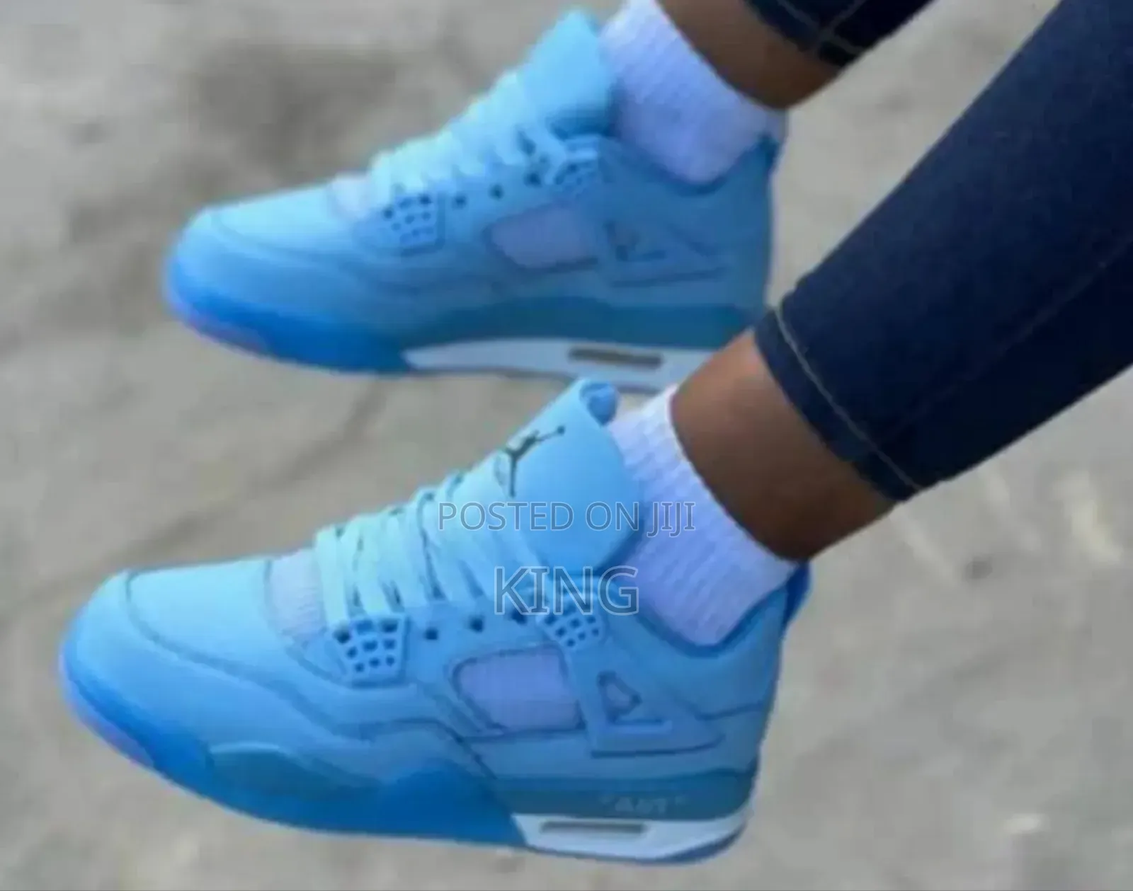 Air Jordan 4' Sky Blue Sneakers